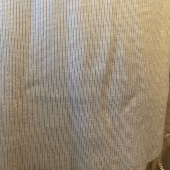 Soft & Cozy Ivory Cream Boston Proper Turtleneck Balloon Sleeve Sweater Dress - Picture 10 of 13